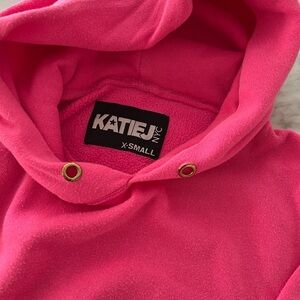 Katie J NYC Pink Hoodie